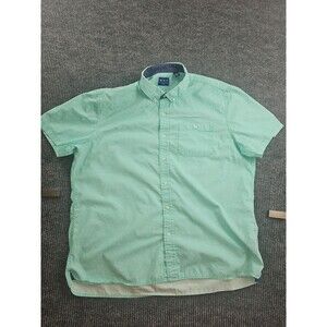 Charleston Threads Men’s button-Down Shirt XL  Green Cotton